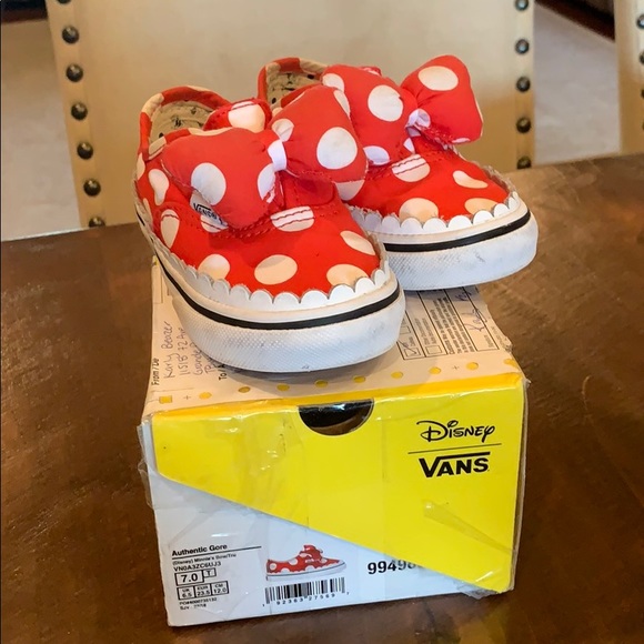 disney vans bow